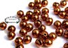 T.ST. Tungsten Perlen / Beads koffee geschlitzt