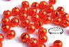 T.ST. Tungsten Perlen / Beads orange geschlitzt